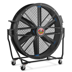 59" Portable Industrial Fan with Variable High-Efficiency PMSM Motor,Tiltable Mobile High Volume Floor Fan for Warehouse,Workshop & Gym