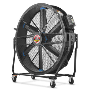 59" Portable Industrial Fan with Variable High-Efficiency PMSM Motor,Tiltable Mobile High Volume Floor Fan for Warehouse,Workshop & Gym