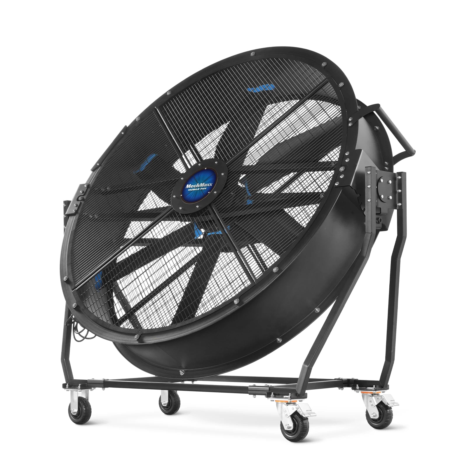 59" Portable Industrial Fan with Variable High-Efficiency PMSM Motor,Tiltable Mobile High Volume Floor Fan for Warehouse,Workshop & Gym