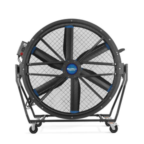 59" Portable Industrial Fan with Variable High-Efficiency PMSM Motor,Tiltable Mobile High Volume Floor Fan for Warehouse,Workshop & Gym