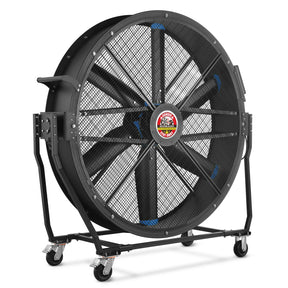 59" Portable Industrial Fan with Variable High-Efficiency PMSM Motor,Tiltable Mobile High Volume Floor Fan for Warehouse,Workshop & Gym