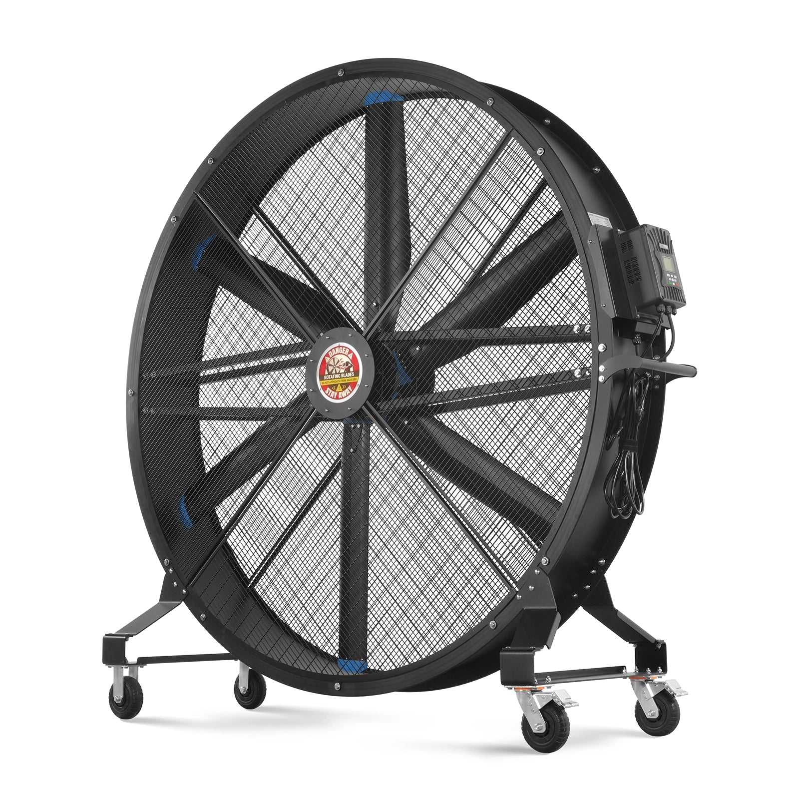 79" Portable Industrial Fan with High-Efficiency PMSM Motor,Mobile High Volume Floor Fan for Warehouse,Workshop & Gym