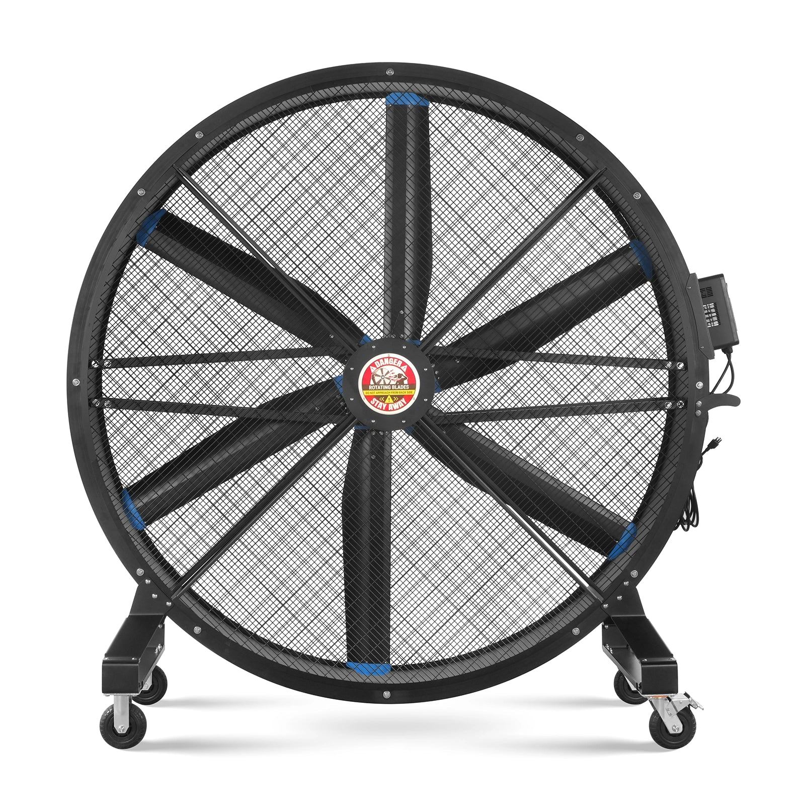 79" Portable Industrial Fan with High-Efficiency PMSM Motor,Mobile High Volume Floor Fan for Warehouse,Workshop & Gym