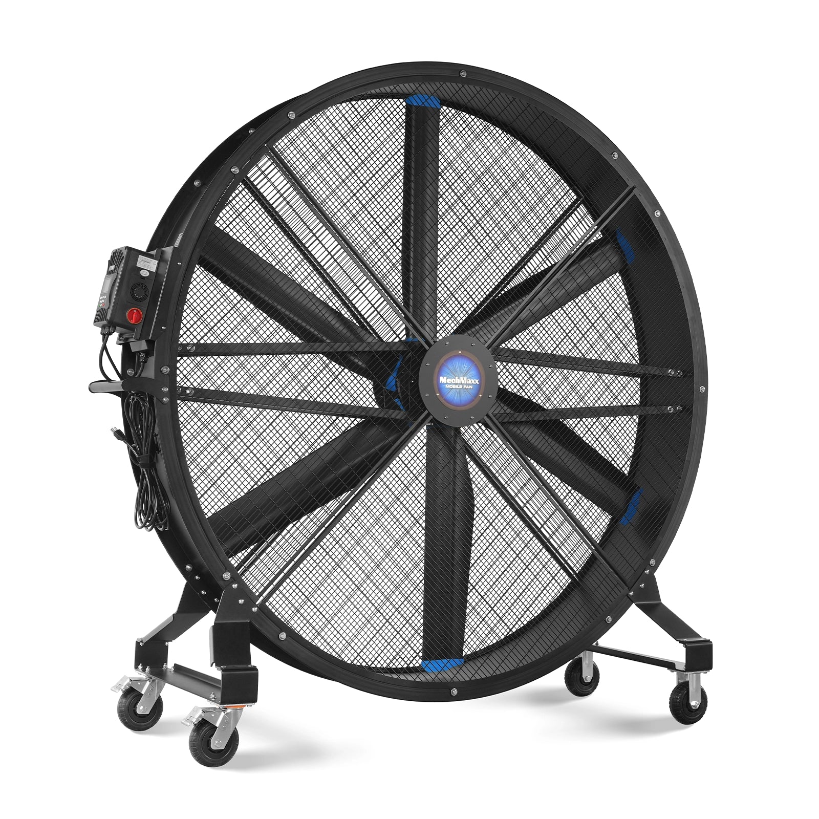 79" Portable Industrial Fan with High-Efficiency PMSM Motor,Mobile High Volume Floor Fan for Warehouse,Workshop & Gym