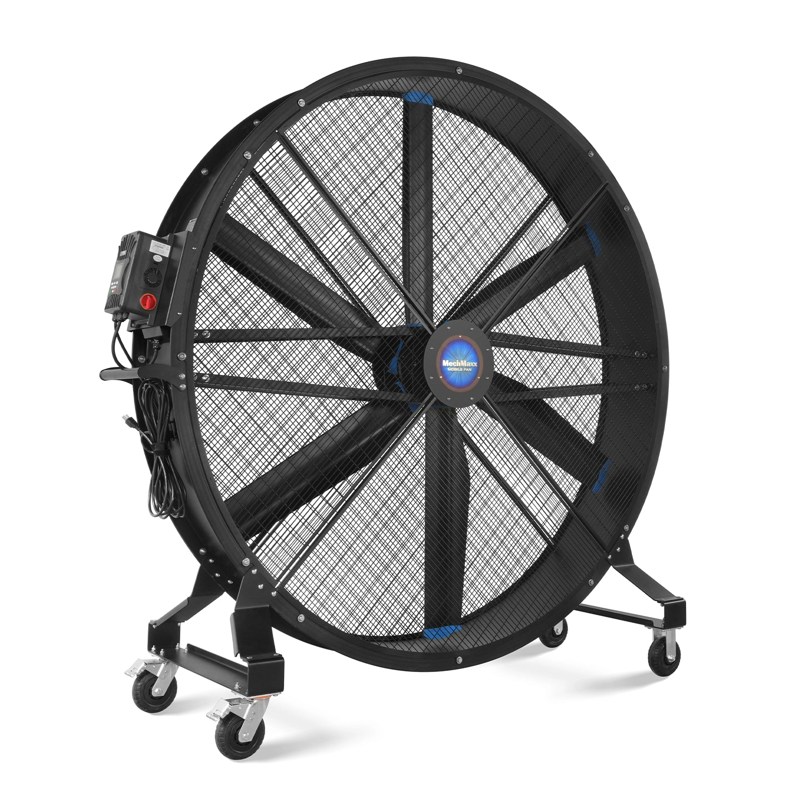 79" Portable Industrial Fan with High-Efficiency PMSM Motor,Mobile High Volume Floor Fan for Warehouse,Workshop & Gym