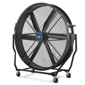 79" Portable Industrial Fan with Variable High-Efficiency PMSM Motor,Tiltable Mobile High Volume Floor Fan for Warehouse,Workshop & Gym
