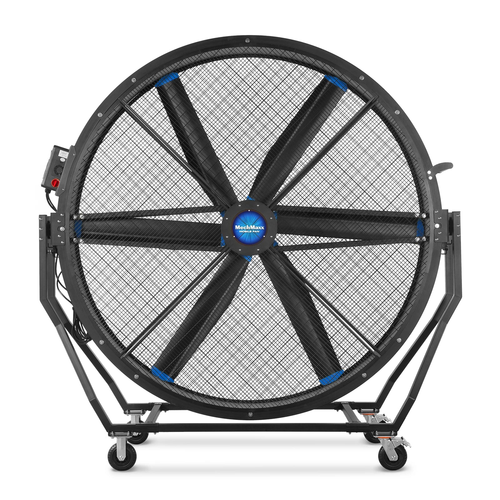 79" Portable Industrial Fan with Variable High-Efficiency PMSM Motor,Tiltable Mobile High Volume Floor Fan for Warehouse,Workshop & Gym