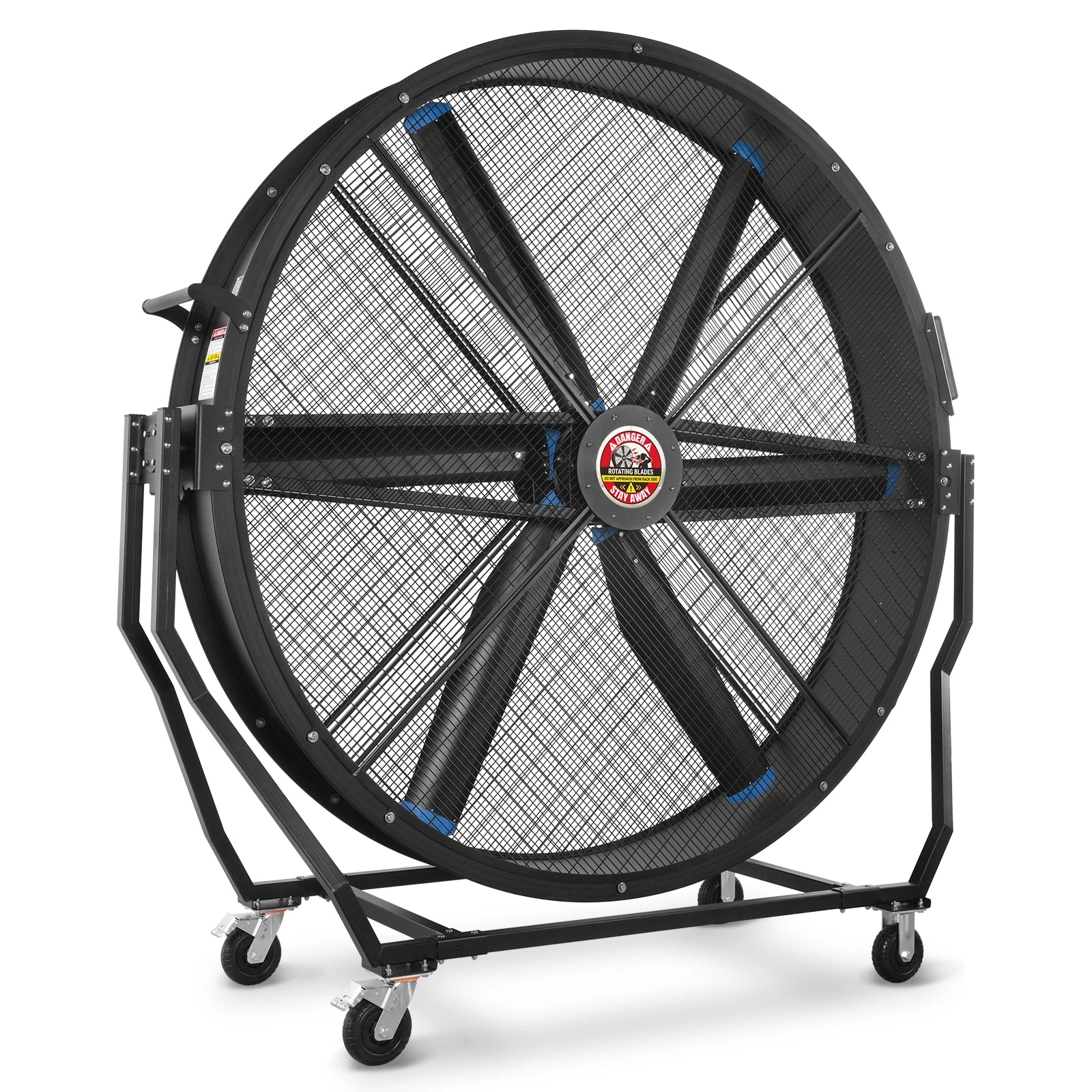 79" Portable Industrial Fan with Variable High-Efficiency PMSM Motor,Tiltable Mobile High Volume Floor Fan for Warehouse,Workshop & Gym