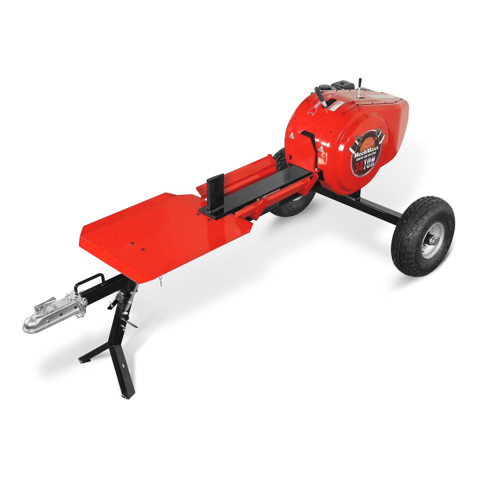 34 Ton Kinetic Log Splitter, 7 HP Ducar Gasoline Engine, 28" Log Diameter Capacity, 3-Sec Cycle Time, KT34