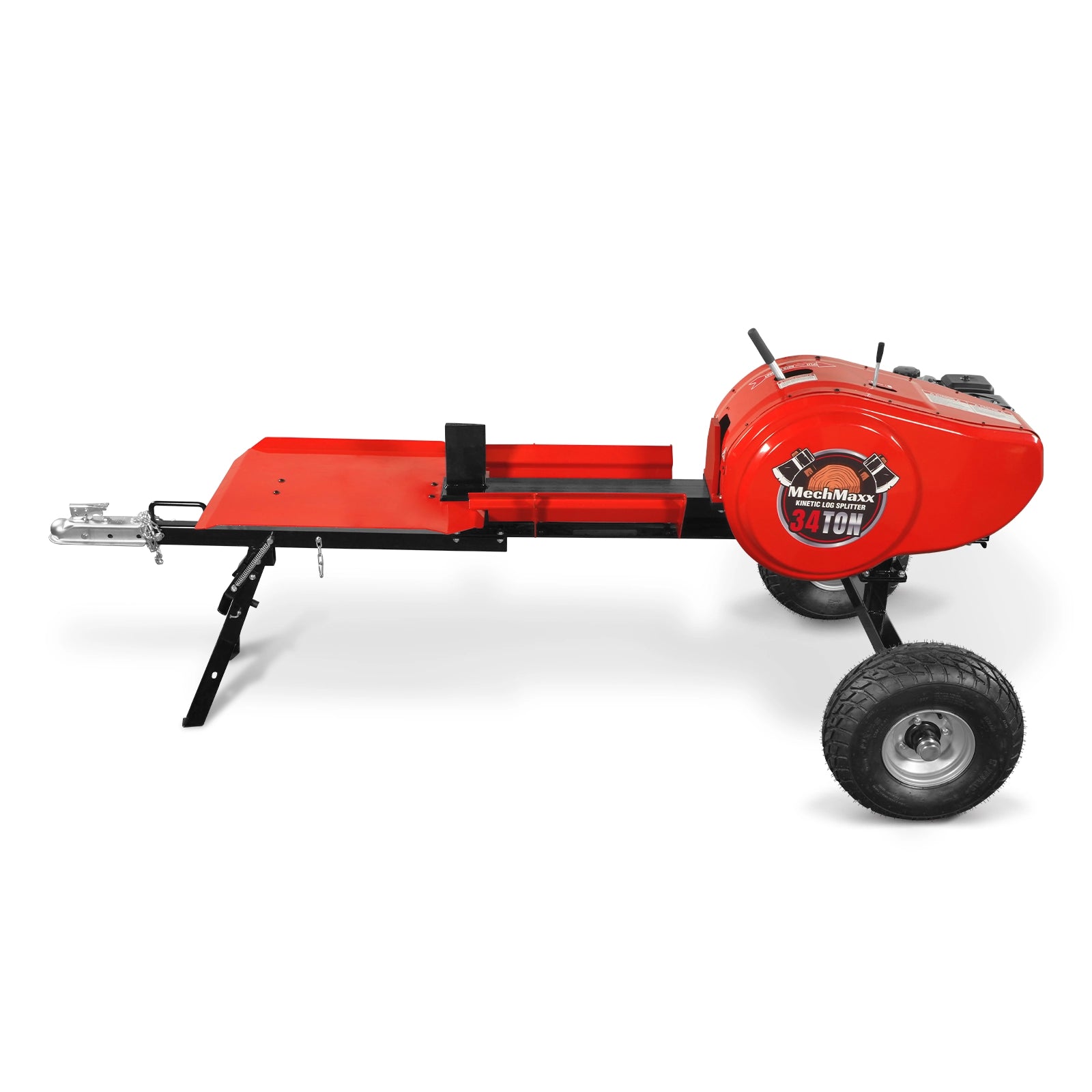 34 Ton Kinetic Log Splitter, 7 HP Ducar Gasoline Engine, 28" Log Diameter Capacity, 3-Sec Cycle Time, KT34