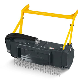 37"Mini Skid Steer Drum Forestry Mulcher Attachment, Hydraulic Flow Range 11 To 16 GPM,MCH37