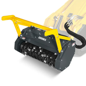 37"Mini Skid Steer Drum Forestry Mulcher Attachment, Hydraulic Flow Range 11 To 16 GPM,MCH37