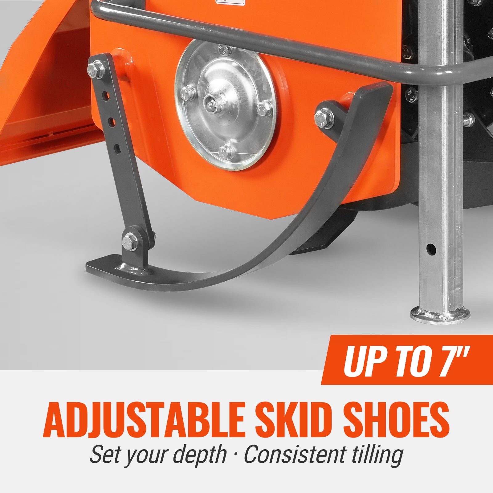 72 in Rotary Tiller, 3 Point Hitch Cat.1 & 2, Gear Drive, PTO Shaft Included with Slip Clutch, 35–70 HP, MRT72