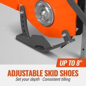 80 in Heavy Duty Rotary Tiller, 3 Point Hitch Cat.2, Gear Drive, PTO Shaft Included with Slip Clutch, 40–80 HP, HRT80