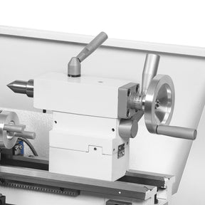 1.5'' Spindle Bore Metal Lathe Machine 8'' x 16'' High Precision Brushless Motor Mini 1.5HP Benchtop 0-2500 RPM Variable Speed Metal Working Machine 1.5‘’ Spindle Bore Small Lathe with Stand 0831V