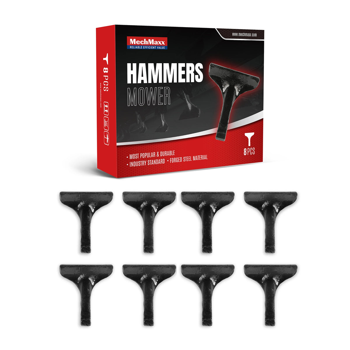 ( 1 Pack / 8 Pcs ) Hammers for ATV Mowers, SSFM-70 and EFS Mowers (SKU: 150134; 150135; 150136; 150149; 150150)