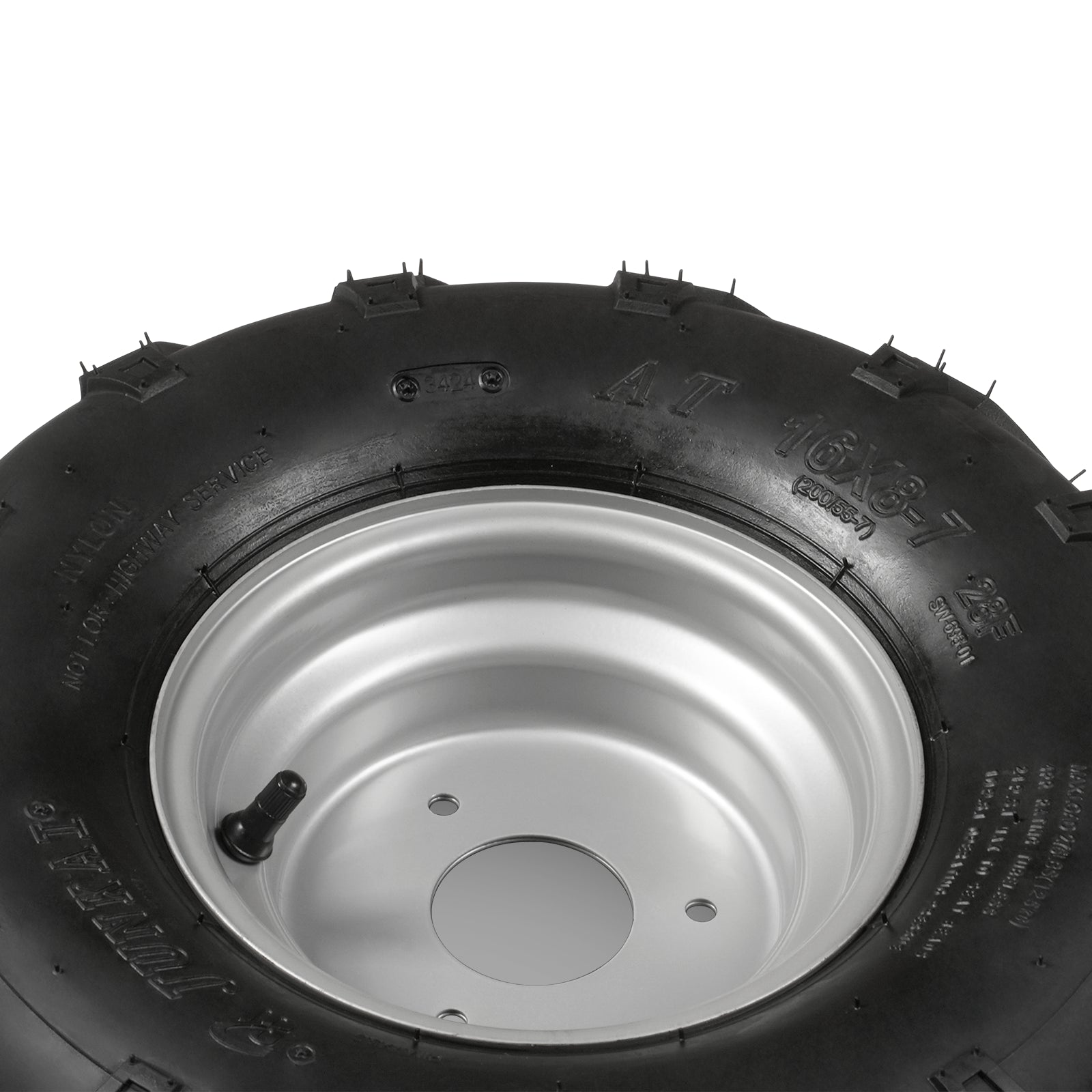 Left Rear Tire for Wood Chipper GS1500 ( SKU: 110200, 110200Y, 110200K )