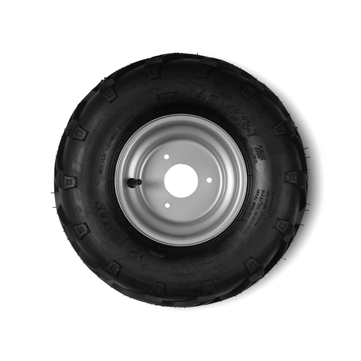 Left Rear Tire for Wood Chipper GS1500 ( SKU: 110200, 110200Y, 110200K )