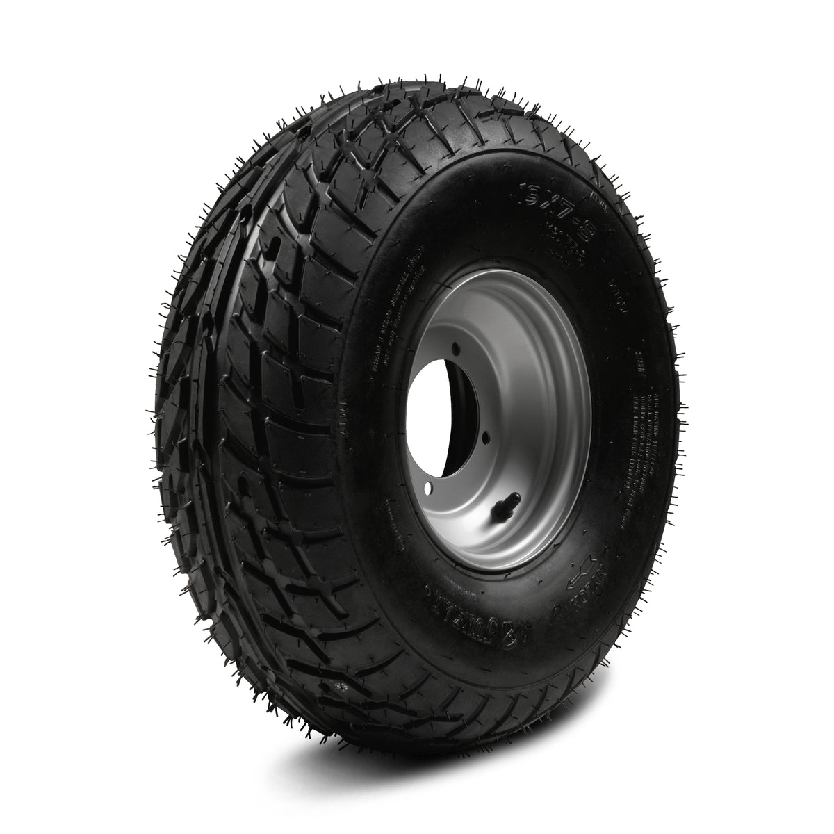 Left Rear Tire for Wood Chipper P4205, P4206, B150, B200 ( SKU: 110601; 110602; 110800; 110801; 110802; 110803; 110804; 110805; 110810; 110811）