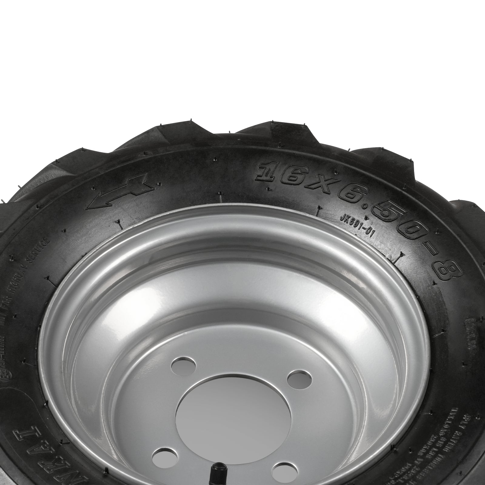 Left Front Tire for Mini Dumper E50; EH50 ( SKU: 101200; 101200Y;101201R;101201 )