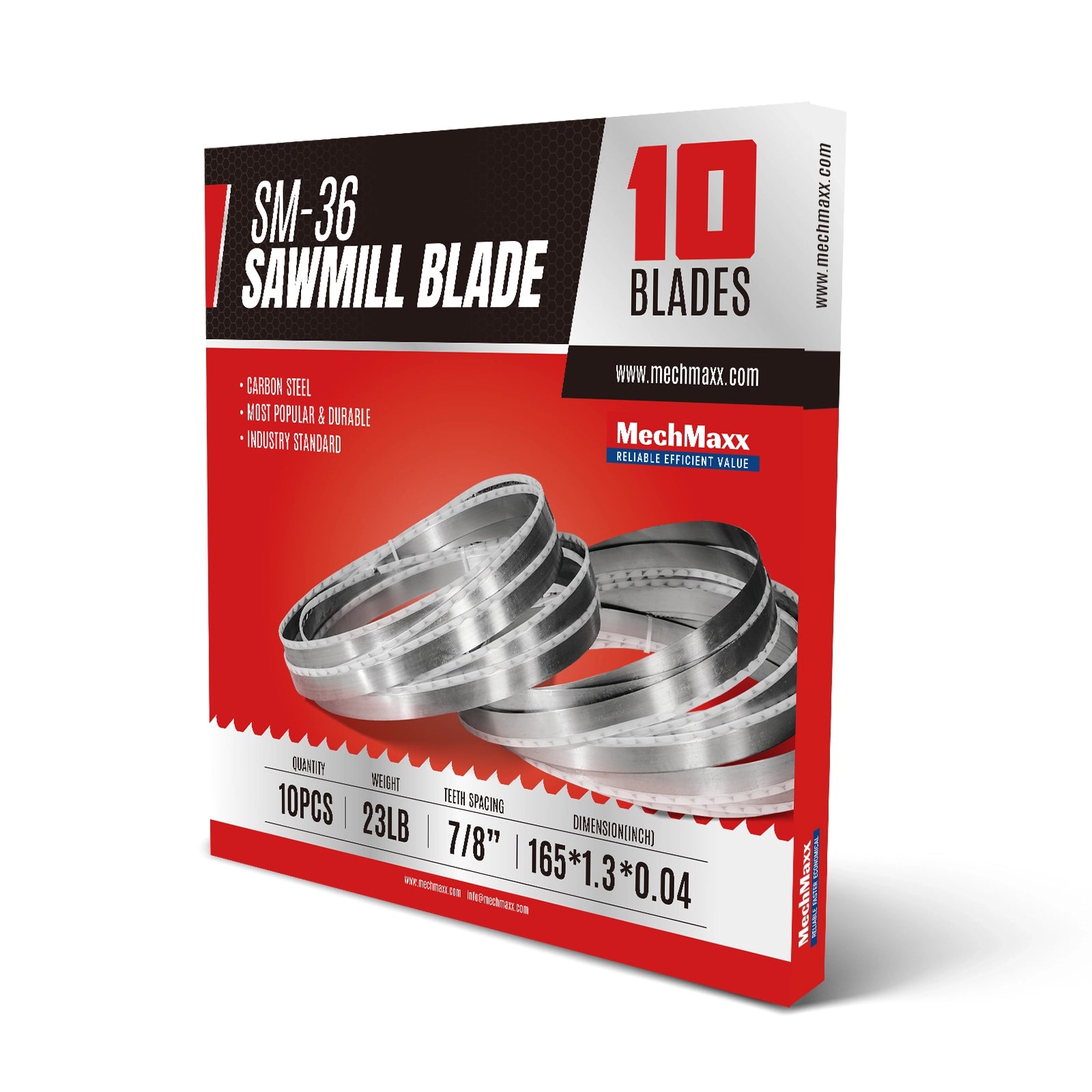 ( 1 Pack / 10 Blades ) SM-36 Sawmill Blades (SKU: 150168; 150168H）