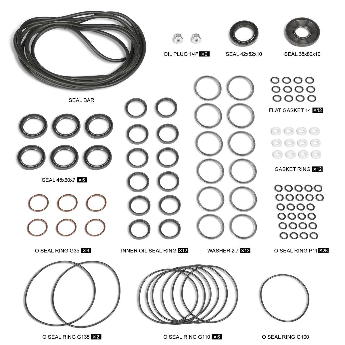 Repair Kit for Disc Mower(SKU: 150231; 150232）