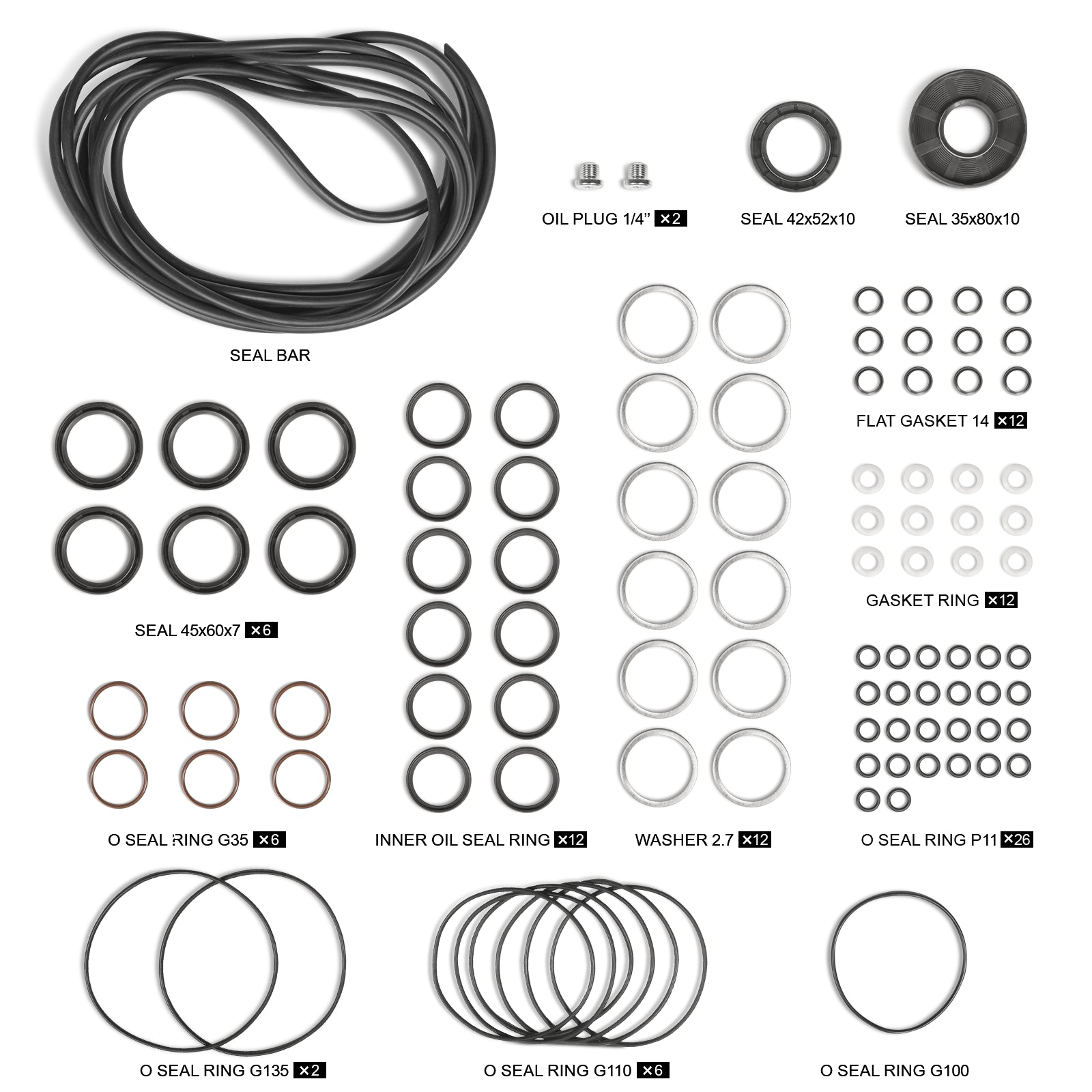 Repair Kit for Disc Mower(SKU: 150231; 150232）