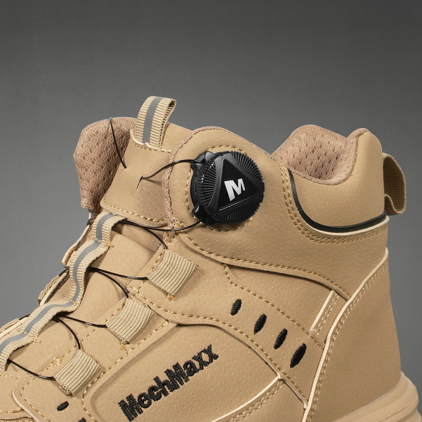Mid-Top Safety Shoes, Safety Footwear, Size 9