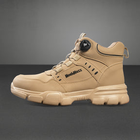 Mid-Top Safety Shoes, Safety Footwear, Size 9