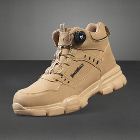 Mid-Top Safety Shoes, Safety Footwear, Size 9
