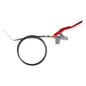 Red Throttle Handle and Throttle Cable for Portable Sawmill SM26, SM32 ( SKU: 150166; 150166D6; 150167; 150167K4; 150167D6; 150167K6; 150167H6)