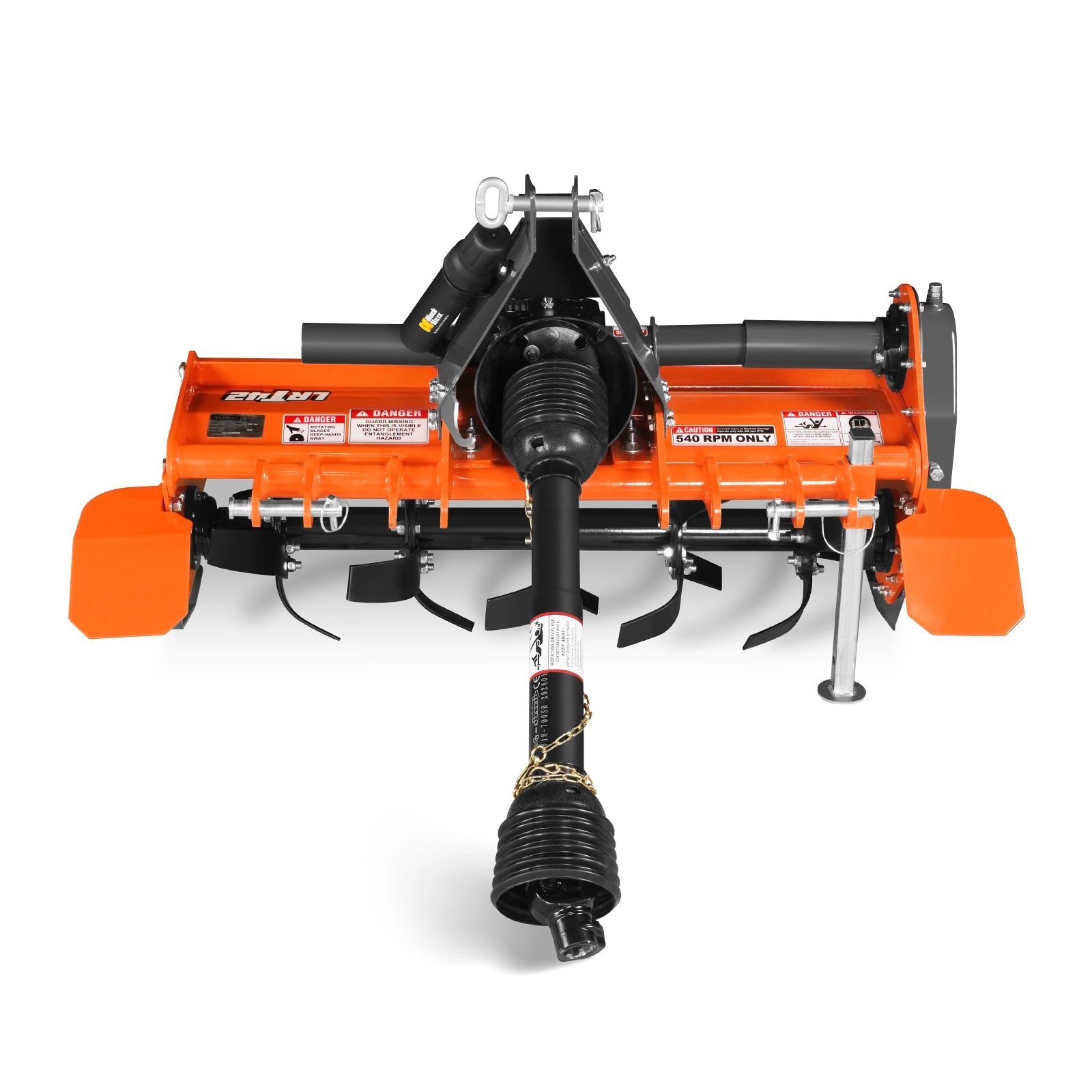 42 in Rotary Tiller, 3 Point Hitch Cat.1, Chain Drive, PTO Shaft Included with Shear Bolt, 15–35 HP, LRT42
