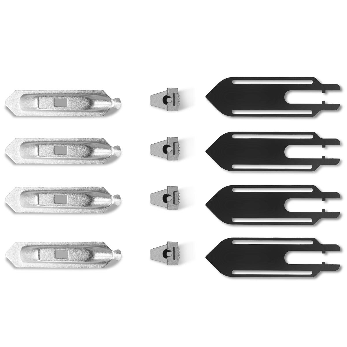 ( 1 Pack / 4 Set ) Clamping Jaw & Sliding Cover Set (for SKU: 200006 200028)