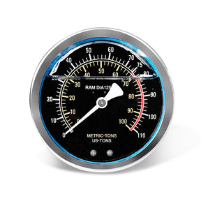 ( 1 Pack / 1 Pcs ) Pressure Gauge for 75T Shop Press (for SKU: 200063, 200064)