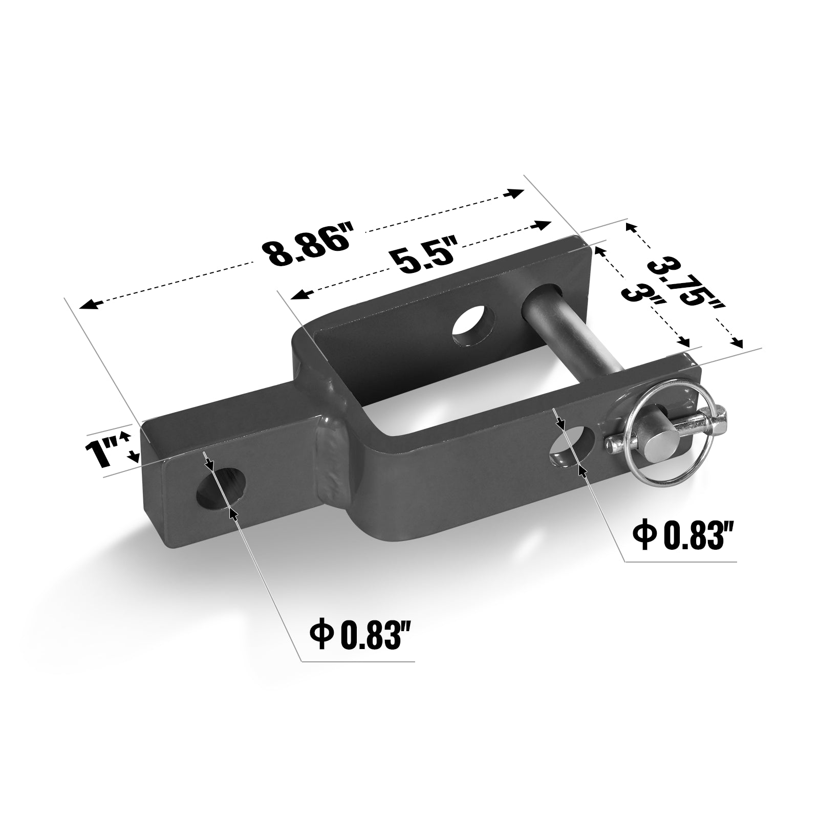 Category 1 Quick Hitch Top Link Adapter for 3 Point Tractor Attachment