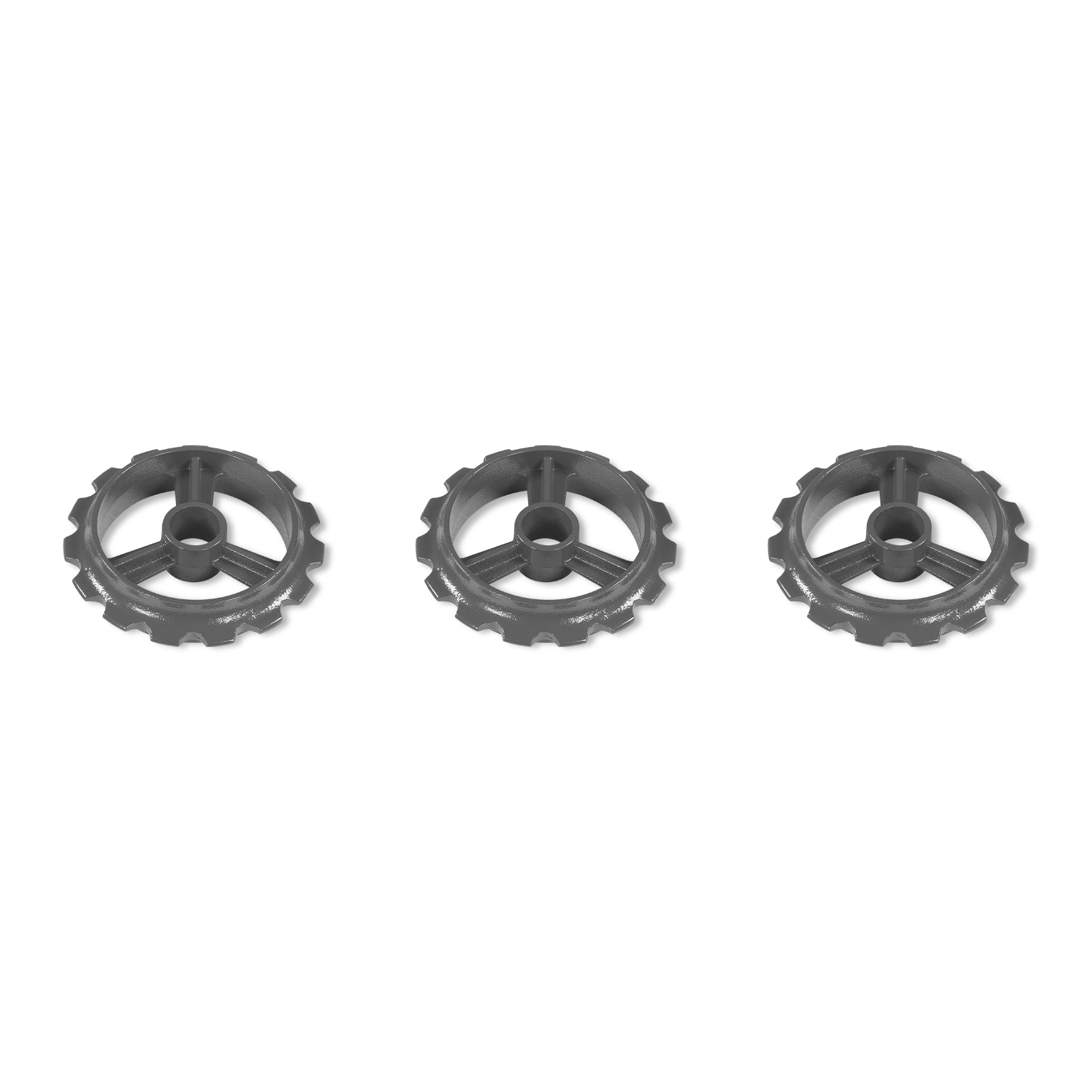 ( 1 Pack / 3 Pcs ) Ductile Iron Wheels for Cultipacker (for SKU: 201131, 201132, 201133)