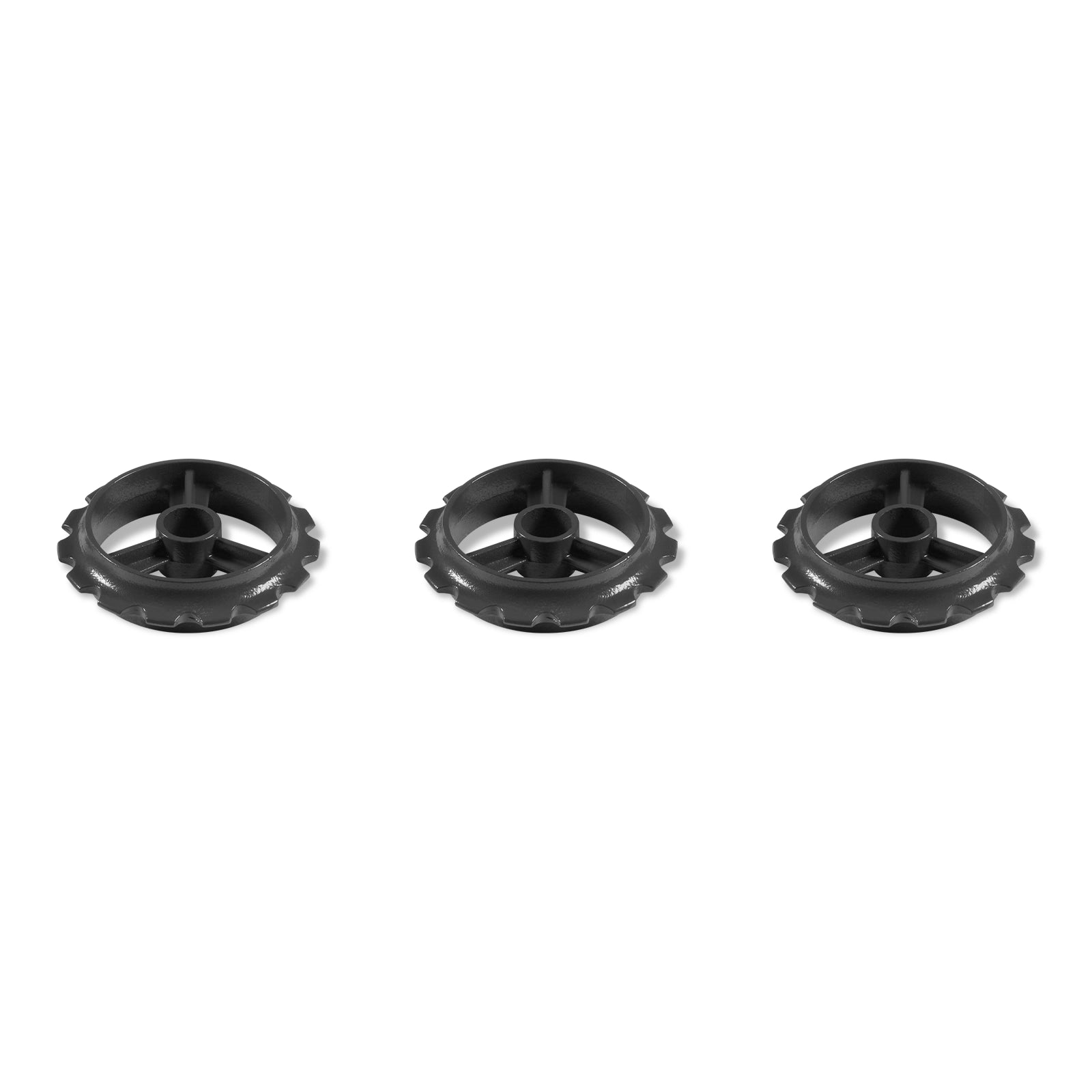 ( 1 Pack / 3 Pcs ) Ductile Iron Wheels for Cultipacker (for SKU: 201131, 201132, 201133)