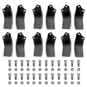 ( 1 Pack / 12 Pcs ) Blades for MRT Rotary Tiller  (for SKU: 201110; 201112; 201113）