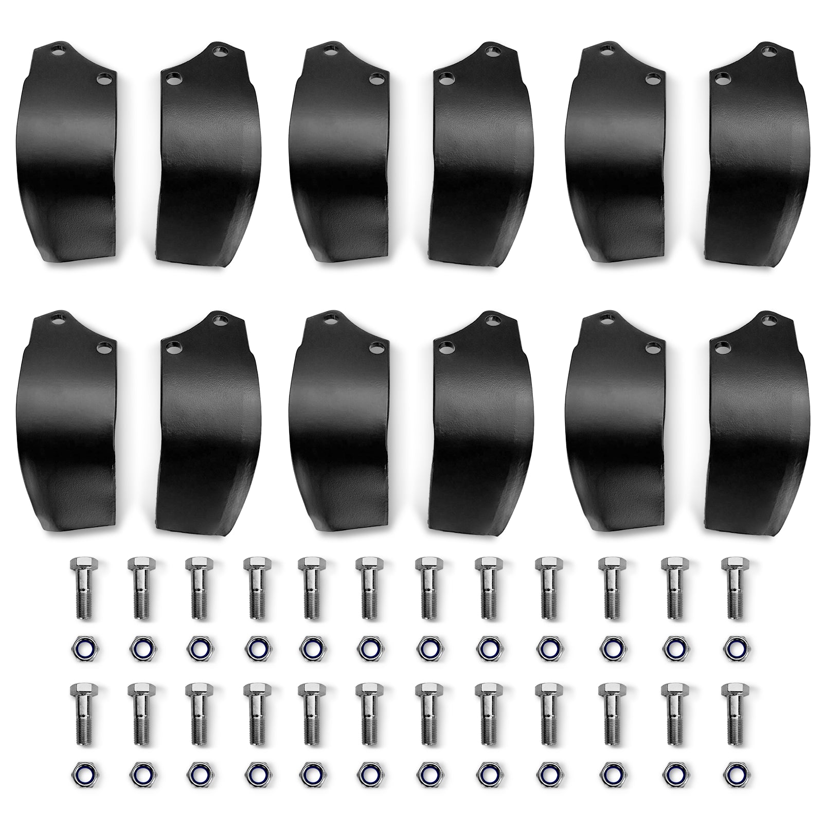 ( 1 Pack / 12 Pcs ) Blades for MRT Rotary Tiller  (for SKU: 201110; 201112; 201113）