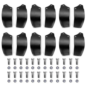 ( 1 Pack / 12 Pcs ) Blades for MRT Rotary Tiller  (for SKU: 201110; 201112; 201113）