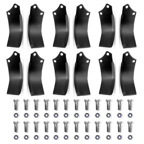 ( 1 Pack / 12 Pcs ) Blades for HRT Rotary Tiller (for SKU: 201115; 201117）