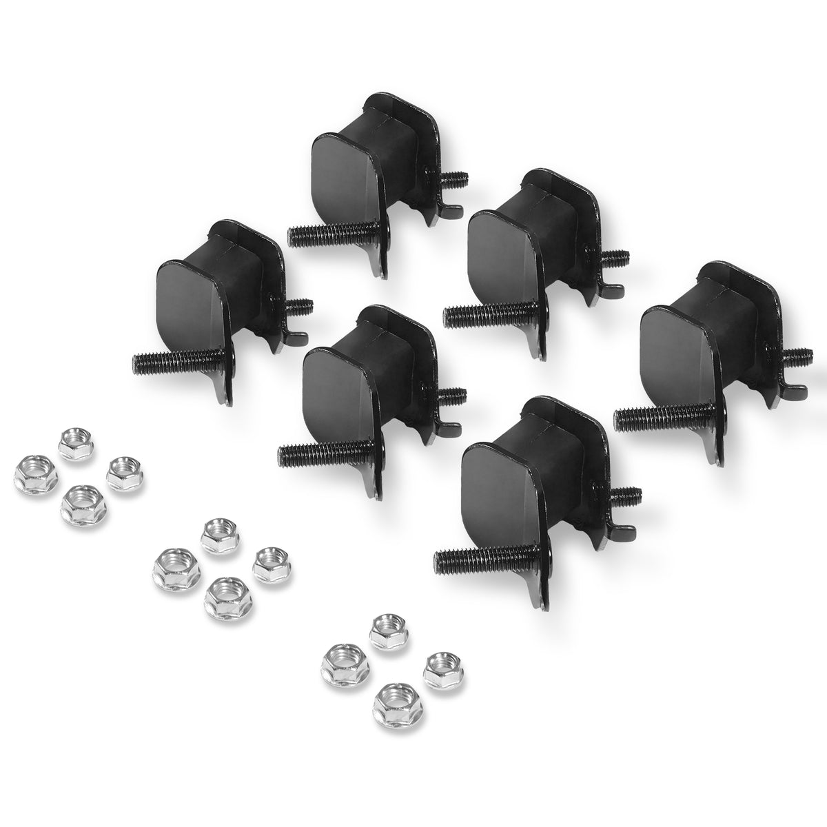( 1 Pack / 6 Pcs ) 6 pcs Rubber Mounting Clamps (for SKU: 204002, 204003, 204004, 204006, 204007, 204008, 204010, 204011, 204012)