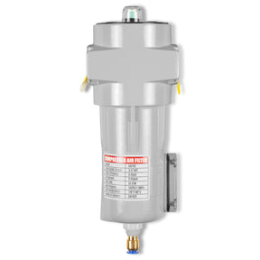 53 CFM Compressed Air Oil-Water Separator Precision Filter,0.01μm,Oil Content 0.01ppm, With Auto Drain, Pressure Indicator