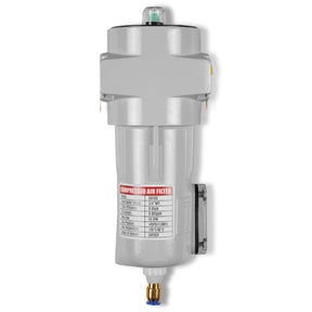 63 CFM Compressed Air Oil-Water Separator Precision Filter,1μm,Oil Content 1ppm, With Auto Drain, Pressure Indicator