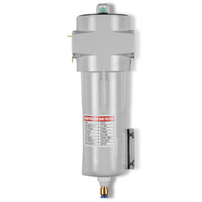 63 CFM Compressed Air Oil-Water Separator Precision Filter,0.01μm,Oil Content 0.01ppm, With Auto Drain, Pressure Indicator