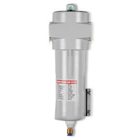 63 CFM Compressed Air Oil-Water Separator Precision Filter,0.01μm,Oil Content 0.001ppm, With Auto Drain, Pressure Indicator