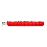 (1 Pack/6 Pcs Depth18.05"Height1.89")Extra Drawer Long Dividers For Modular Tool Cabinet