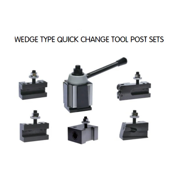 Wedge Quick Change Tool Posts and Holders 251-111 Size for Metal Lathe Machine 10'' x 30'' SKU: 500005|Model: 1030V