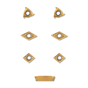 Turning tools 10*10 set 7 pcs for SKU: 500003 | Model: 0831V  SKU: 500004 | Model: 0831VD