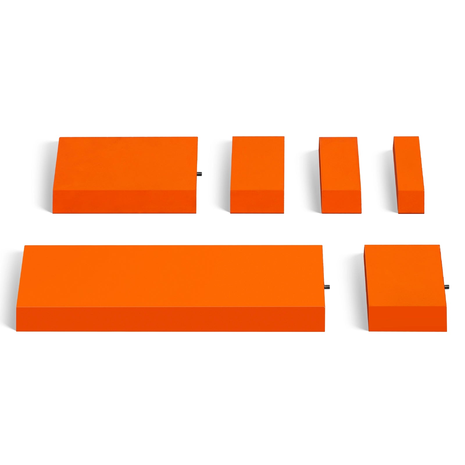 Segmented Clamp Bars Lengths: 0.98(25mm), 1.48(37.5mm), 2.07(52.5mm), 2.76(70mm), 5.51(140mm), 11.02(280mm) inch for SKU: 500001 | Model: MSMB1250E